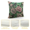thumbnail image 4 of Nawypu  Throw Pillow Cover Seamless Vintage Flower Pattern on Navy Background Decorative Square Pillow Case for Home Bedroom Living Room Cushion Cover, 4 of 5