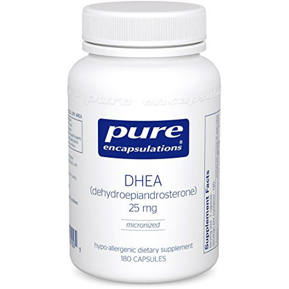 Pure Encapsulations DHEA (dehydroepiandrosterone) 25 mg Micronized
