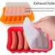 thumbnail image 2 of Molde para salchichas de silicona con forma de jamón, 6 piezas, 10 piezas, para dorar salchichas, para hornear, bricolaje, 2 of 5