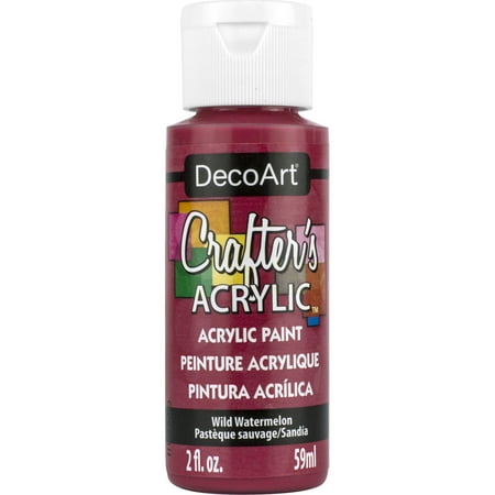 UPC: 0766218005687 | DecoArt Crafter s Acrylic Paint 2 oz. Wild Watermelon