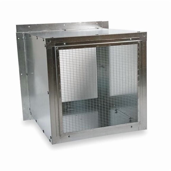 Dayton Wall Housing,Galv Steel,For 30 In Fan 3FKF9