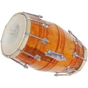 SHREYAS Handmade Wood Dholak SR Amr + Bag Indian Folk Musical Instrument for any Age Group