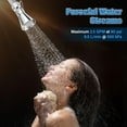 TRAHOO2 Setting Pivoting Single Spray Shower Head with Shut Off Valve