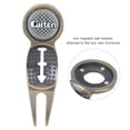 thumbnail image 4 of Mgaxyff Divot Tool,Zinc Alloy Golf Divot Repair Tool Magnet with Marker Line for Training Practicing , Golf Divot Tool, 4 of 8