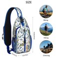 thumbnail image 5 of Paisley Crossbody Sling Backpack for Men - Womens Fashion Sling Bag with Adjustable Shoulder Straps for Travel Hiking Chest Bag Daypack Anti-theft Purse, 5 of 6