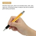 thumbnail image 3 of Ballpoint Pen with Stylus Tip 2 in 1 Ink Pen Stylus Pens for Touch Screens Capacitive Stylus Tablet Pens, Gold, 3 of 6