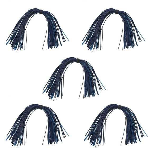 Yoetaun Silicone Skirts Rubber Jig Skirts 5 Bundles Strands Fishing Lures Skirt Replacement Kits for Lures Fishing Baits Color 5