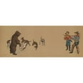 thumbnail image 2 of George Markendorff 18x9 Gold Ornate Wood Frame and Double Matted Museum Art Print Titled - Bear Hunt (1900), 2 of 4