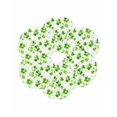 thumbnail image 7 of 15 Inch Round Placemats Set of 6, St. Patrick's Day Non Slip Heat Insulation PP Table Mats, Watercolor Lucky Shamrock Polka Dots Green Washable Place Mats for Kitchen Dining Party Table Decor, 7 of 7