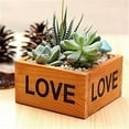 thumbnail image 4 of SPRING PARK Wooden Garden Herb Planter Window Box Trough Pot Succulent Flower Love Plant Bed, 4 of 7