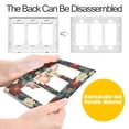 thumbnail image 4 of Yayeee Rocker Switch Wall Plate 1-Gang 4.6"x2.9" Home Decorative Outlet Cover, Christmas Blooms, 4 of 6