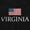 Black, variant on Virginia Pride American Flag VA USA Men's Graphic T Shirt Tees Brisco Brands L