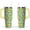 Yellow-10, variant on 40oz Yellow Lemon Pattern Stainless Steel Flip Straw Tumbler Spill Proof Travel Cup Double Wall Vacuum Insulated Coffee Mug with Top Handle