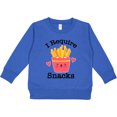 thumbnail image 2 of Inktastic Funny I Require Snacks French Fries Toddler Sweatshirt, 2 of 4