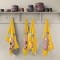 thumbnail image 2 of Funny Rock Potato Kitchen Tea Towels Set of 1 Absorbent Hand Dish Towels, Easter Bunny Ear Dishcloths Lint-Free 18x28 Inch Fast Drying for Cooking Baking Home Clean, 2 of 7