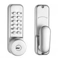 thumbnail image 2 of ANGGREK Mechanical Door Lock,Mechanical Digital Door Lock Set Waterproof Password Push Button Combination Keyless Entry For Home Office,Door Keypad, 2 of 8