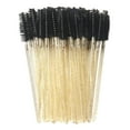thumbnail image 4 of Freer 50 Pcs Baguettes Jetables Brosses à Cils Maquillage Extension de Cils Or+noir, 4 of 9