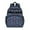 Dark Blue Dinosaur, variant on Cute Dragon Pattern with Stars Backpack for School,Cute School Bag,Schoolbag with Adjustable Shoulder Straps & Padded Back,15.25"x11.5"x5.25"