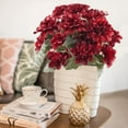thumbnail image 6 of 6PCS Artificial Daisy Mums Flowers with Stem, Silk Gerbera Daisies Flowers Arrangement for Home Party Wedding Bridesmaid Bouquets Christmas Table Centerpieces Decor (Burgundy Red), 6 of 9
