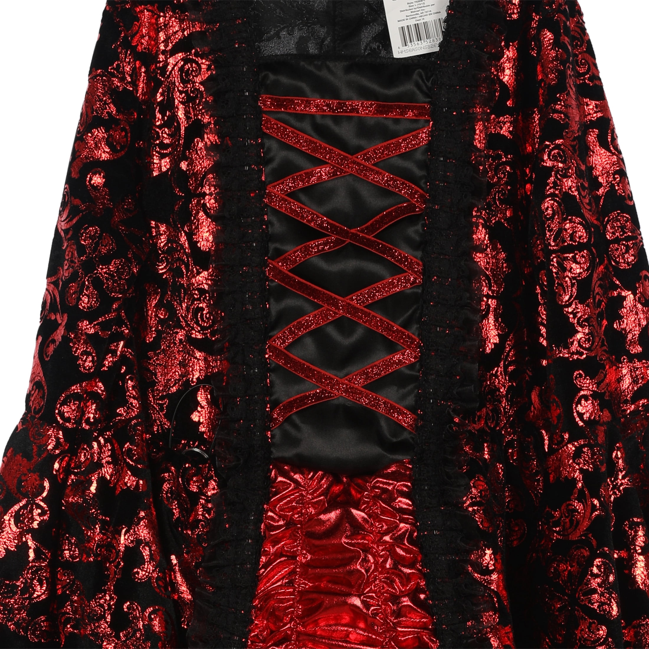 Ballroom Vampria Halloween Costume for Children, Girl's Size M (7/8), by Way to Celebrate