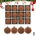 thumbnail image 3 of Bolas de terciopelo para decoración navideña, adornos de bolas de Navidad, bolas de árbol resistentes, colores vivos, bolas de terciopelo para árboles de Navidad X7X7, 3 of 5