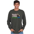 thumbnail image 3 of Popeye Cartoon Spinach Dad Joke Fuel Men's Long Sleeve Tee T Shirt Brisco Brands S, 3 of 6