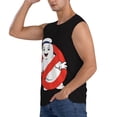 thumbnail image 3 of Ghostbusters Logo Stay Puft Men's Tank Top Lightweight Summer Sleeveless Tee Shirt Muscle Tank Tops Workout T-Shirts Casual Athletic Undershirts, 3 of 7