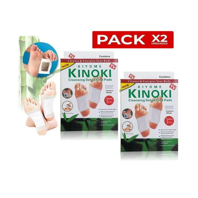 Parches Detox para pies X20 Kinoki Body Care Detoxification