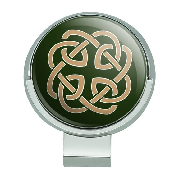 Celtic Knot Love Eternity Golf Hat Clip With Magnetic Ball Marker