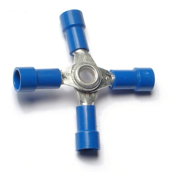 16 WG to 14 WG Four-Way Butt Connectors (8 pcs.)