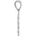 thumbnail image 2 of Sterling Silver Square Diamond-Cut Letter C Initial Pendant (30 X 18) Made In United States qc2770c, 2 of 5