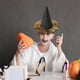 thumbnail image 5 of Sombrero de Bruja Sombrero de Bruja Verde Sombrero de Bruja Sombrero de Bruja Sombrero de Bruja de Halloween, 5 of 6