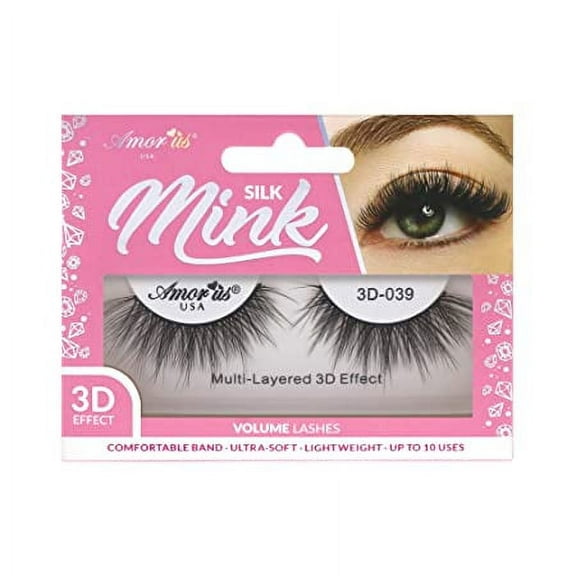 Amorus Faux Mink 3D Eyelashes (3D-39)