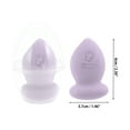 thumbnail image 2 of Unique Bargains 1 Pc Special Shape Face Makeup Sponge for Bedrooms Purple Hydrophilic Polyurethane, 2 of 5
