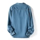 thumbnail image 3 of Chaqueta de manga larga de color sólido con botones de mezclilla casual para hombres de moda Abrigo de blusa de mezclilla Pompotops oipoqjl13231, 3 of 5