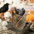 thumbnail image 4 of Modern Home Decor, Halloween Bat Jewelry Box Gothic Style Trinket Box Bat Jewelry Storage Jar Resin Bat Statue Candy Sweet Canister for Halloween Decor, 4 of 9