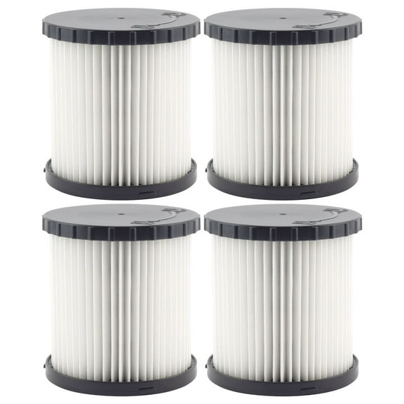 4 Pack Cartridge HEPA Filters Replacement Part DCV5801H Compatible with DeWalt DCV580 & DCV581H Wet Dry Vacuums