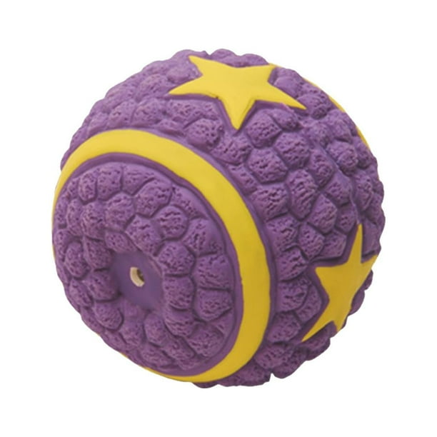 Juguete masticable para mascotas, de algodón elástico y muy resistente, ideal para perros pequeños y medianos. Pelota de rugby con sonido de fútbol. Látex resistente a las mordeduras.