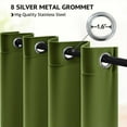 thumbnail image 2 of Heavyweight Velvet Curtains - Thermal Insulated Grommet Drapes, Set of 2, Soundproof Room Darkening for Living Room & Bedroom, 2 of 5
