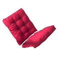 thumbnail image 1 of 2 Pcs/Set Rocking Chair Cushion Anti-fading Polyester 2 Pcs/Set Fiber Sofa Cushion Good Elasticity Seat Replacement and Bottom Outdoor No.1, 1 of 9