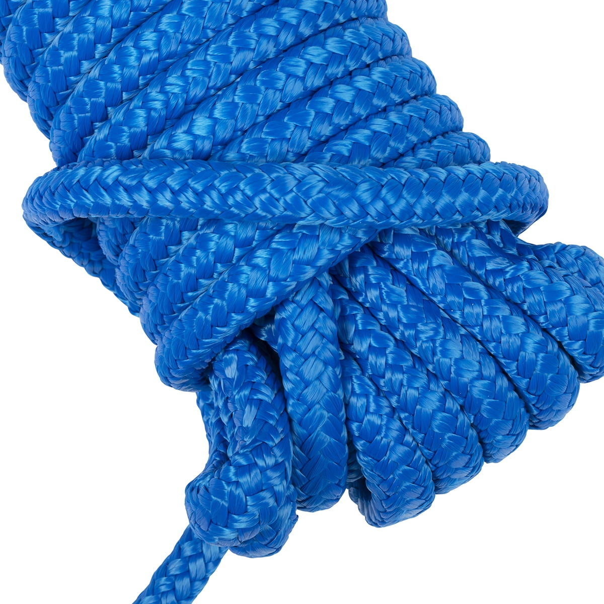 Ozark Trail Double-Braided Nylon Marine Dock Line, 3/8 in x 25 ft, Up to 20 ft Boats, 550 lb Maximum Working Load, Blue