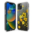 thumbnail image 3 of MUNDAZE Apple iPhone XS/X Yellow Summer Flowers Floral Shockproof Clear Hybrid Protective Phone Case Cover, 3 of 5