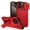 Red, variant on ShellTech For iPhone 13 Pro PC+TPU Case Magnetic Kickstand Rugged, Shockproof, Compatible with Magsafe Wireless Charging, Heavy Duty Anti-Fingerprint Slide Camera Lens Cover,Black