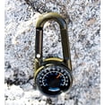 thumbnail image 2 of Best Carabiner Keychain with Clip - Built-In Compass & Thermometer - Great for Camping, Climbing, Hiking, Hunting, or Everyday Carry!, 2 of 6