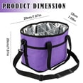 thumbnail image 3 of 4-Compartment Insulated Drink Caddy Bag, Family Size Tumbler Holder with Adjustable Strap for Hiking, Sports, and Daily Use, 3 of 4