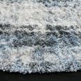 thumbnail image 3 of SAFAVIEH Berber Kyler Abstract Shag Area Rug, Ivory/Gray, 8' x 8' Round, 3 of 11