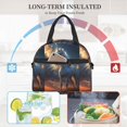 thumbnail image 5 of Goofa Starry Light White Horse Pattern Lunch Bag ,Insulated Lunch Box, Small Leakproof Cooler Food Lunch Containers Reusable High Capacity Lunch Tote Bags, 5 of 8
