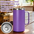 thumbnail image 5 of Arcticwind 304 Stainless Steel Insulated Cup 24oz,Office Cup,Hot Cold Drinks Milk Coffee Tea Cups Cup,Lightweight Beer Cup,Corrosion Resistance Thermal Mug,For Men and Women Gift,With Mug Handle, 5 of 7