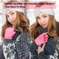 thumbnail image 5 of Guantes sin dedos para mujer Guantes de gato Guantes cálidos de felpa sintética Guantes de gato bonitos para los dedos Guantes de invierno para cosplay Equipamiento para deportes de invierno, 5 of 5