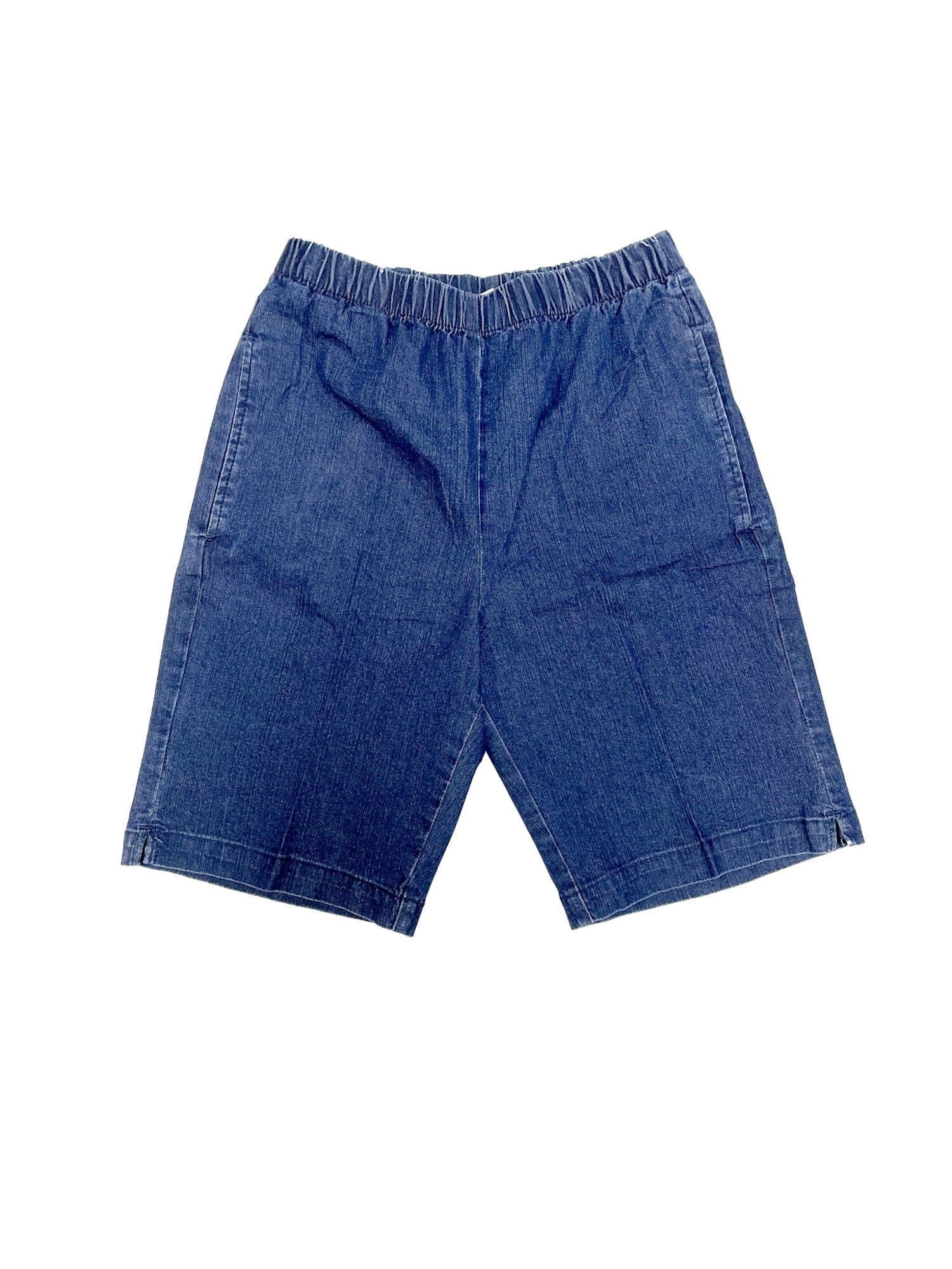 Hawaiian Reserve Collection Women’s Elastic Waist Denim Bermuda Shorts